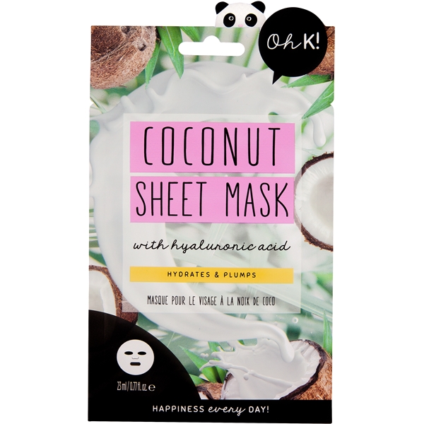 Oh K! Coconut Sheet Mask with Hylauronic Acid